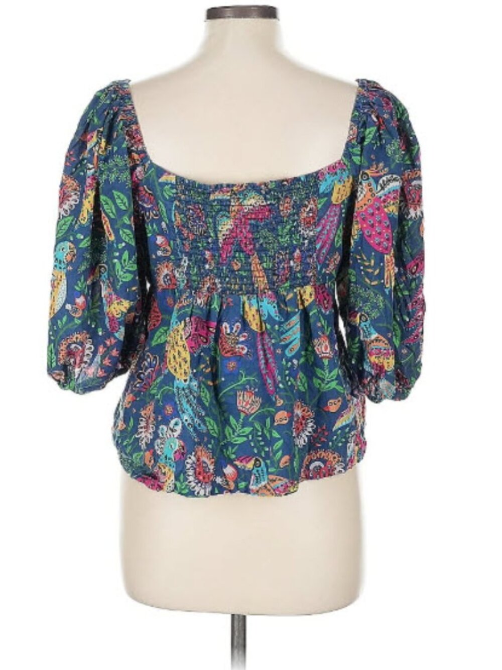 Farm Rio 3/4 sleeve top - Picture 2 of 6